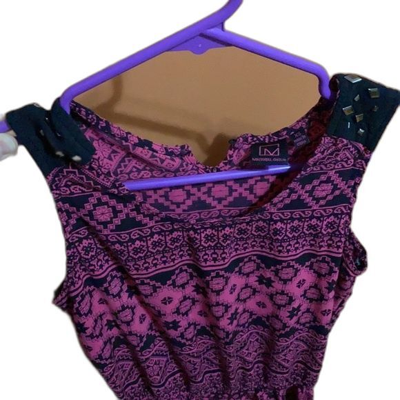 Material Girl Pink and Black Dress Size Extra Small - Picture 6 of 9